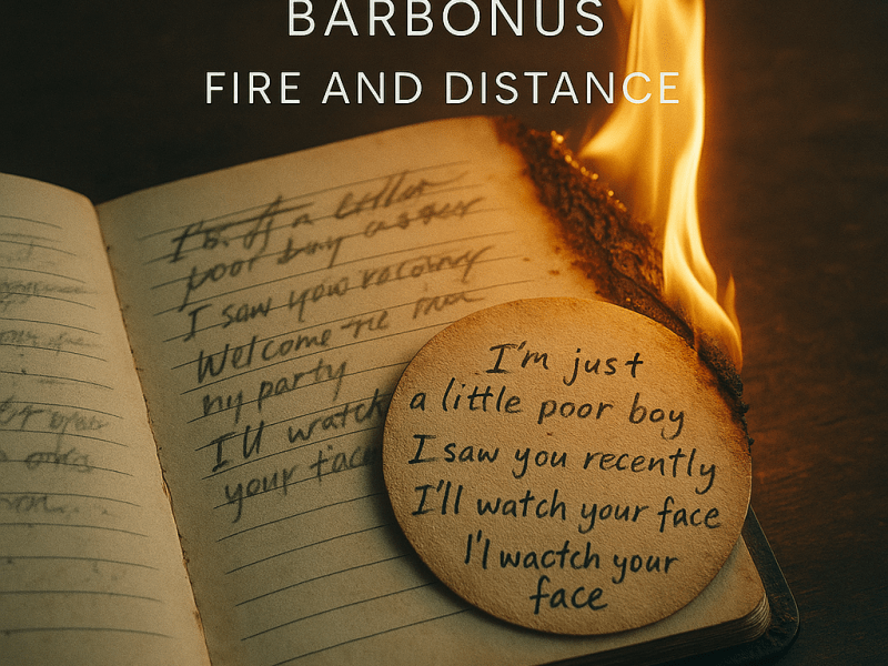 Barbonus unveils new EP, Fire and&nbsp;Distance